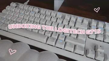 Unboxing Logitech Aurora Collection G715 Wireless Gaming Keyboard - ASMR