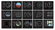 Панель Logitech G Saitek Flight Instrument Panel, черный