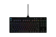 Клавиатура игровая без цифрового блока Logitech G PRO, черный, оригинальная заводская РУС гравировка [920-009393]