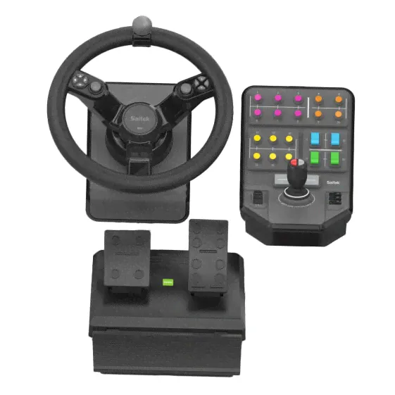 Комплект оборудования для симулятора ферм Logitech G G Heavy Equipment Bundle (руль + педали) - PC - проводной - USB 2.0-3