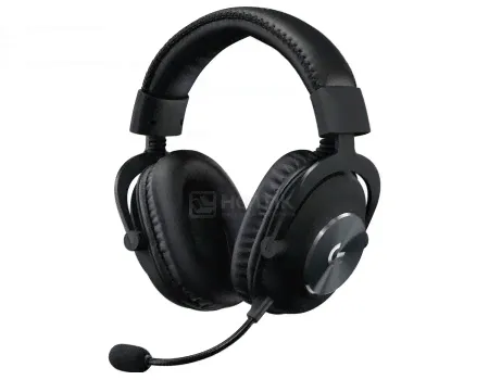 Гарнитура беспроводная (наушники) Logitech G PRO X Wireless, Wireless/USB, Черный 981-000907