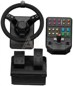 1778537 Руль Logitech G Saitek Farm Simulator Controller 38кноп. (с педалями) черный