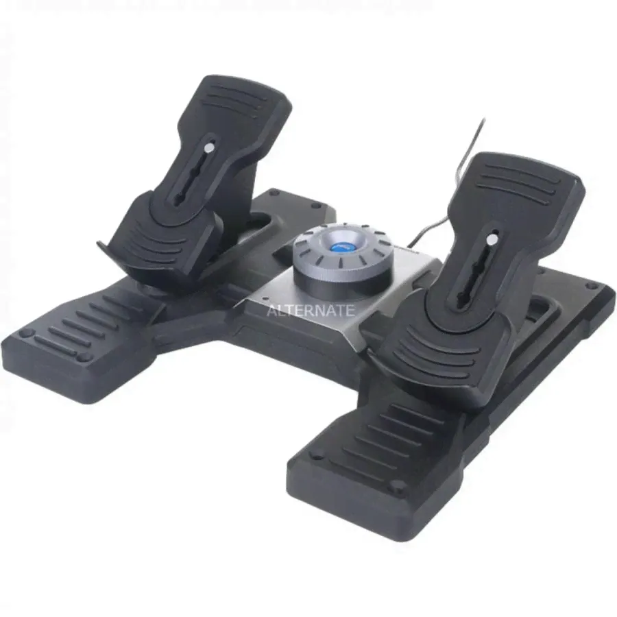 Logitech G Saitek PRO Flight Rudder Pedals, Joystick-0