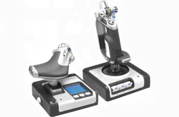 Геймпад Logitech G Saitek X52 Flight Control System черный/белый USB виброотдача-0