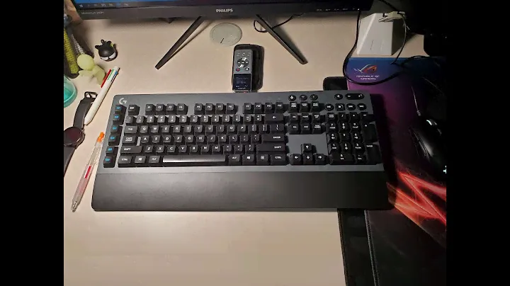 Logitech G613 Romer-G Switches 5-minute Typing Sound ASMR