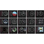 Приборная панель с ЖК-дисплеем Logitech G Flight Instrument Panel (945-000008)