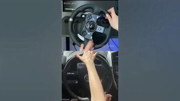 Logitech G920 VS Real car Nissan 🚘 #logitechg27 #g27 #steeringwheel