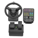 Комплект оборудования для симулятора ферм Logitech G G Heavy Equipment Bundle (руль + педали) - PC - проводной - USB 2.0