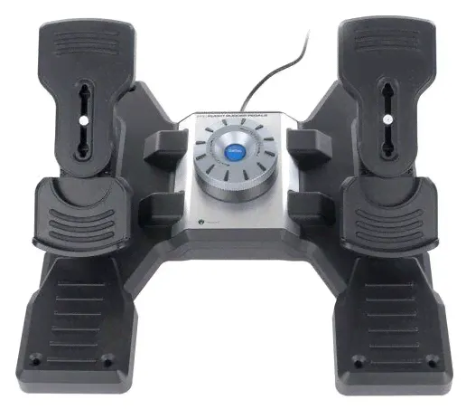 Комплектующие для руля Logitech G Saitek Pro Flight Rudder Pedals, серый-1