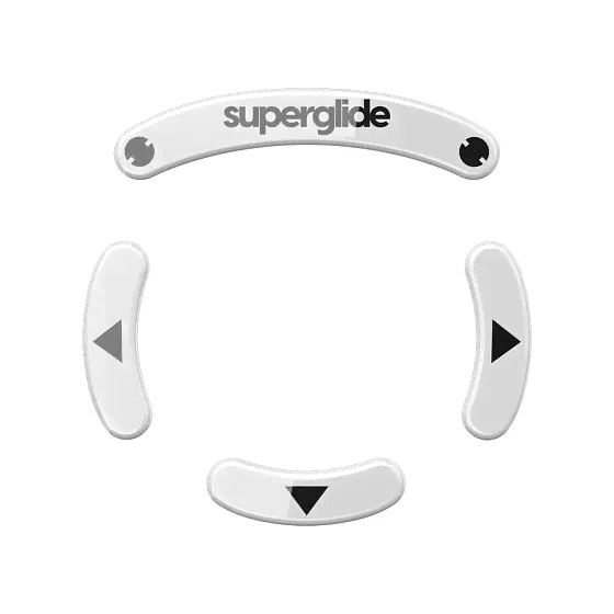Pulsar Superglide Glass Skates for Logitech G Pro Wireless White-0
